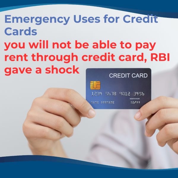Now you will not be able to pay rent through credit card, RBI gave a shock; Know why the facility was closed
